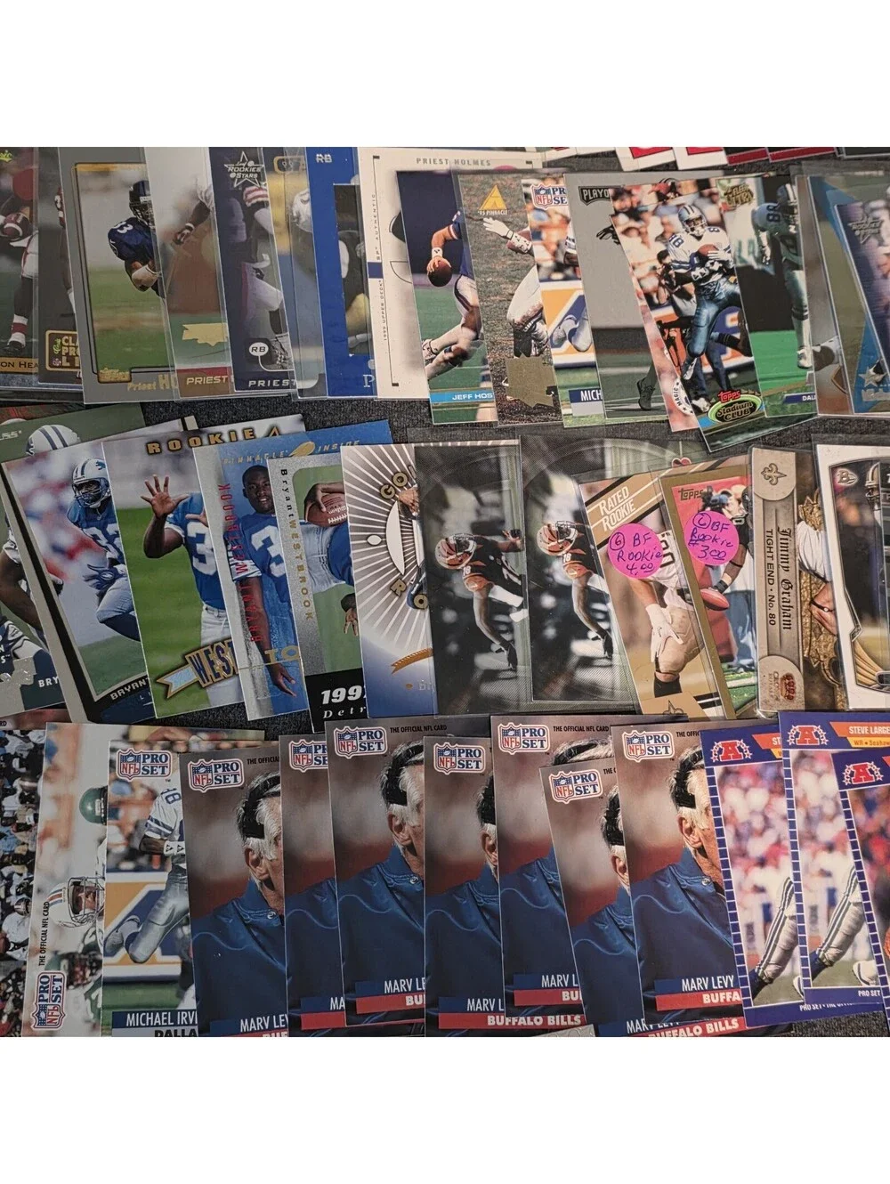 500+ Football Card Collection w/ Many Stars & HOF Players 90s 2000s